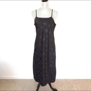 A New Day Black Floral Slip Dress